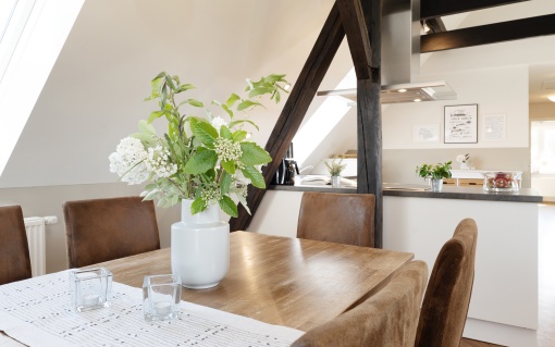 Wohn- und Essbereich | Ferienwohnung "im Backhaus"
